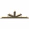 Ekena Millwork Saratoga Rough Sawn Timber Gable Bracket, Douglas Fir, 96"W x 32"H x 4"D x 6"F, 8/12 Pitch GBW096X32X0406SAR00RDF - alternate 5